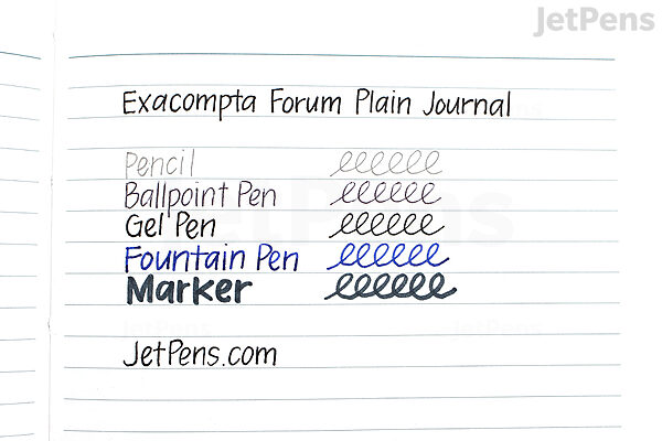 exacompta forum plain journal 192 sheets graph jetpens com