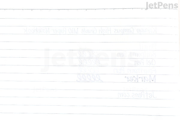 Kokuyo Campus High Grade MIO Paper Notebook - A5 - 7 mm Rule - Red Accents - KOKUYO GG108A
