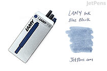 LAMY Blue Black Ink - 5 Cartridges - LAMY LT10BKBLB