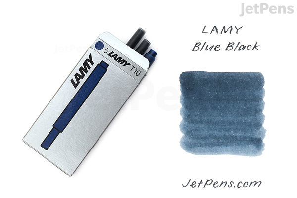 LAMY T 10 Blue Black Ink Cartridges JetPens