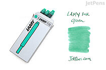 LAMY Green Ink - 5 Cartridges - LAMY LT10GRB