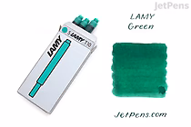 Lamy T10 Vulpen Ink Cartridges Groen Lamy T10 Vulpen Ink Cartridges Groen