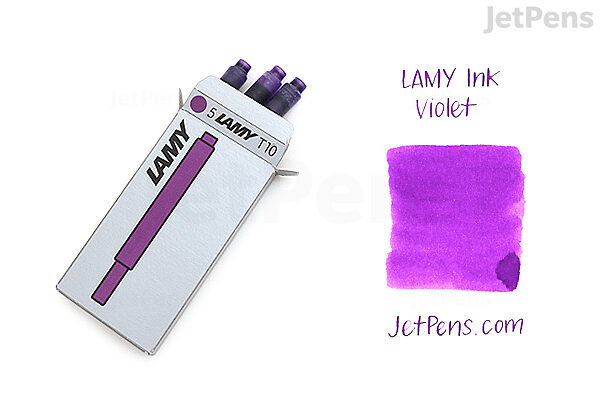 Ritmisch En automaat LAMY Violet Ink - 5 Cartridges | JetPens