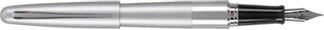 Pilot Metropolitan Standard Fountain Pen - Plain Silver