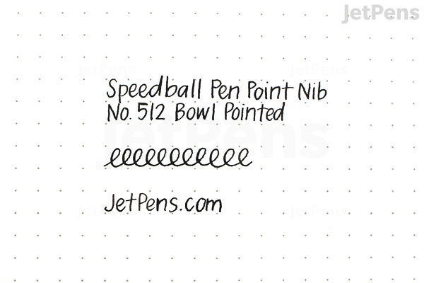 Speedball Hunt 512 EF Bowl Dip Pen Nib | JetPens
