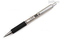 Zebra F-402 Stainless Steel Ballpoint Pen - 0.7 mm - Black - ZEBRA 29211