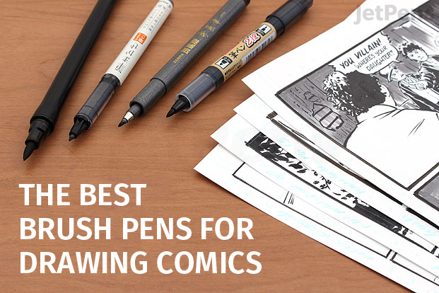 The Best Brush Pens for Drawing Comics | JetPens