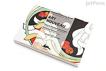 Pepin Postcard Coloring Book - Art Nouveau - PEPIN 96006
