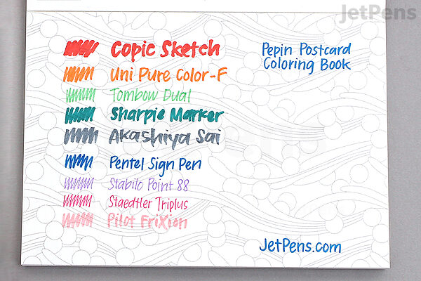  JetPens Adult Coloring Book Set