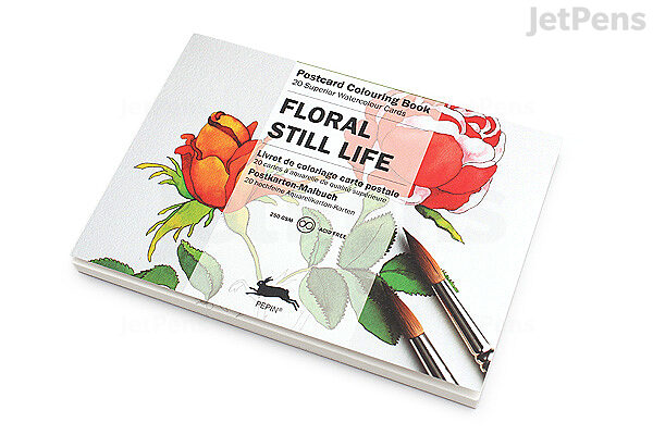 Download Pepin Postcard Coloring Book Floral Still Life Jetpens