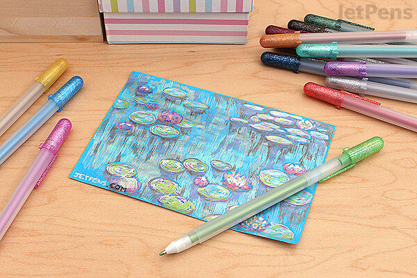 Sakura Gelly Roll Metallic Pens, 1 Mm Tip, Assorted Colors, Set Of 10 :  Target