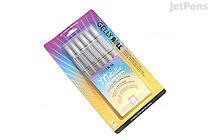 Sakura Gelly Roll Metallic Gel Pen - 1.0 mm - Silver - 6 Pen Set - SAKURA 57384