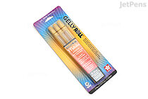 Sakura Gelly Roll Metallic Gel Pen - 1.0 mm - Gold - 3 Pen Set - SAKURA 57385