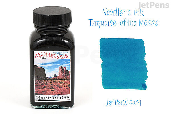 NOODLERS INK 3 OZ BOTTLE TURQUOISE OF THE MESA
