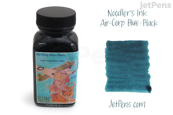 Noodler's Air Corp Blue Black Ink oz Bottle JetPens