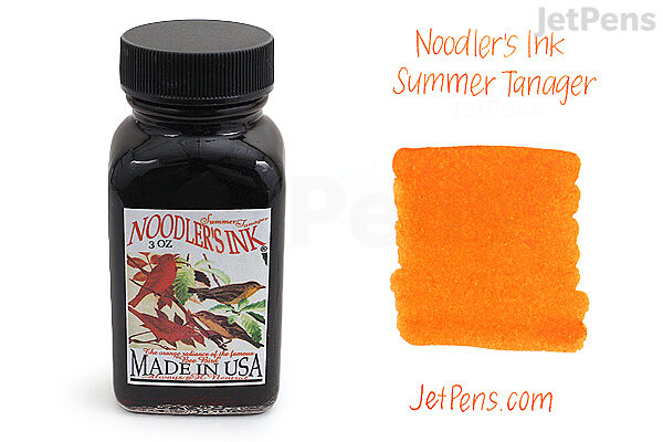 Noodlers Fountain Pen Ink - Summer Tanager (orange)