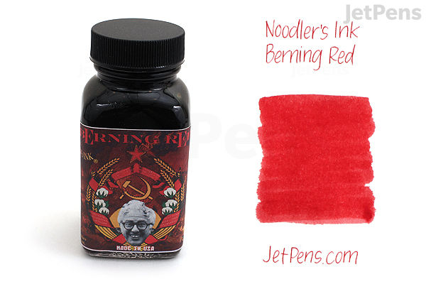 Pudding Ink Red Noodler's Berning Red Ink - 3 oz Bottle | JetPens