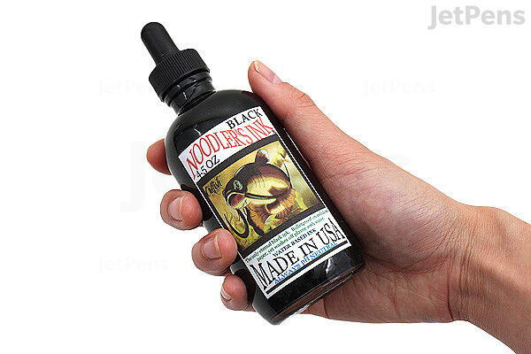 Noodler's Heart of Darkness Black Ink (4.5 oz bottle with pen) – Lemur Ink