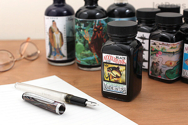 NOODLERS Fountain Pen Ink Bottle - 3oz - Brevity Black