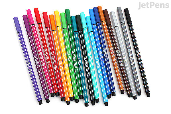 STABILO Pen 68 Fine-Tip Markers, Color Parade Set of 20 – St