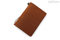 TRAVELER'S COMPANY TRAVELER'S notebook Starter Kit - Passport Size - Camel Leather - TRAVELER'S 15194006