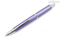 Pilot Vanishing Point Decimo Fountain Pen - Purple - 18k Extra Fine - PILOT VPDFPBLUEPPL