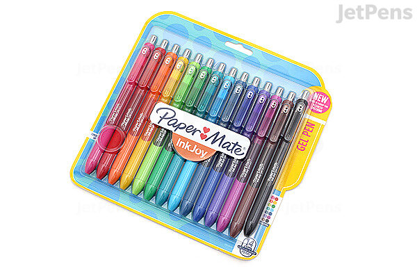 Paper Mate InkJoy Gel Pens Medium Point (0.7mm) Capped, 14 Count, Assorted  Colors