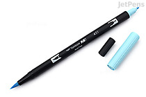Tombow Dual Brush Pen - 451 - Sky Blue - TOMBOW AB-T451 Tombow Dual Brush Pen - 451 - Sky Blue - TOMBOW AB-T451