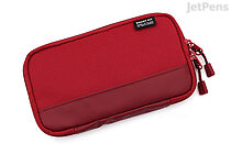 Lihit Lab Smart Fit Actact Compact Pen Case - Red - LIHIT LAB A-7687-3