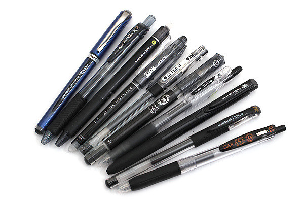 JetPens Black Gel Pen Sampler - JetPens.com