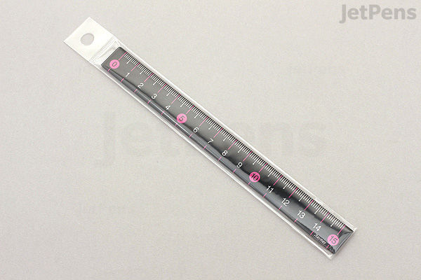 Pink Mini Ruler Raymay Slim Color Ruler - 15 cm - Pink | JetPens