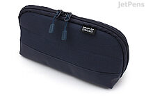 Lihit Lab Smart Fit Actact Wide Open Pen Case - Navy - LIHIT LAB A-7688-11