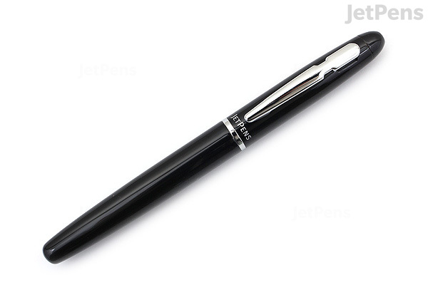JetPens Mini Aluminum Fountain Pen - Black - Extra Fine Nib - JetPens.com