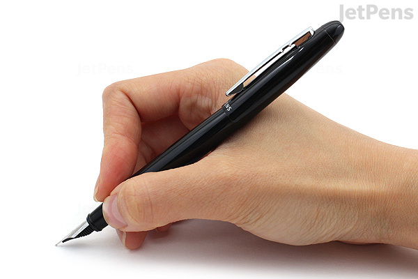 JetPens Mini Aluminum Fountain Pen - Black - Extra Fine Nib - JetPens.com
