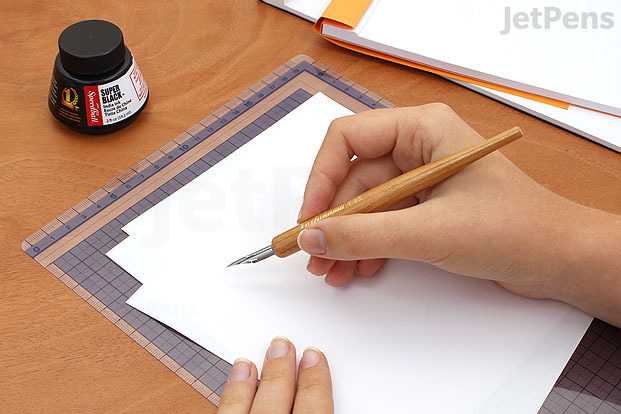 Use loose sheets of paper for better hand movement.