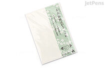 Akashiya Etegami Postcard Size Paper - 3-Layer Hongasen Paper - Pack of 10 Sheets - AKASHIYA AO-40L