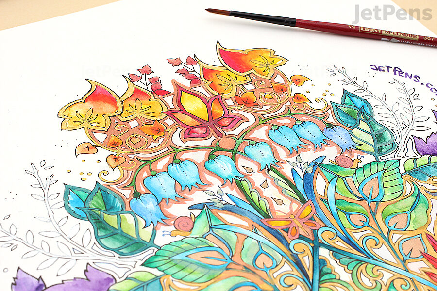 Download Secret Garden Artist S Edition Johanna Basford 20 Drawings Jetpens