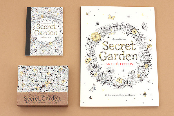 Secret Garden Notecards Johanna Basford Box Of 12