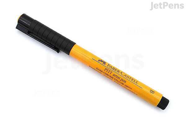 Faber Castell : Pitt Artists Pen : Dual Marker : Dark Chrome Yellow - Faber- Castell : Pitt - Faber-Castell - Brands