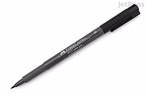 Black Faber-Castell PITT Artist Pen with a brush tip, labeled "Warm Grey V (274)," shown on a white background.