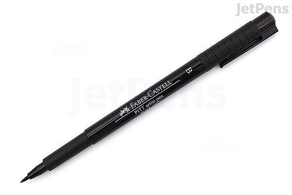 kever Zij zijn Op de loer liggen Faber-Castell PITT Artist Pen - B Brush - Black 199 | JetPens