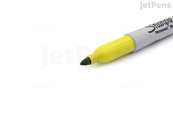 Sharpie Supersonic Yellow Ultra Fine Markers, Pack of 6