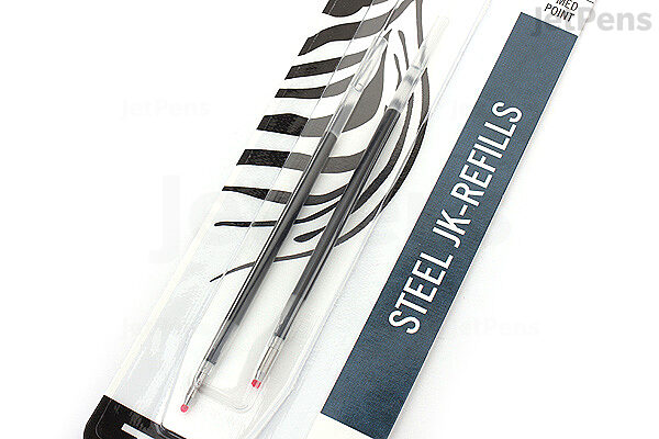 Zebra LV-Refill Gel Pen Refill - 0.7 mm - Black - Pack of 2