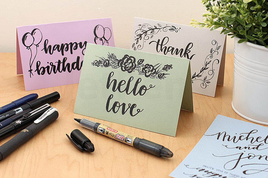 Brush Lettering Sampler