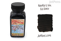 Noodler's Eel Black Ink - 3 oz Bottle - NOODLERS 19207 Noodler's Eel Black Ink - 3 oz Bottle - NOODLERS 19207