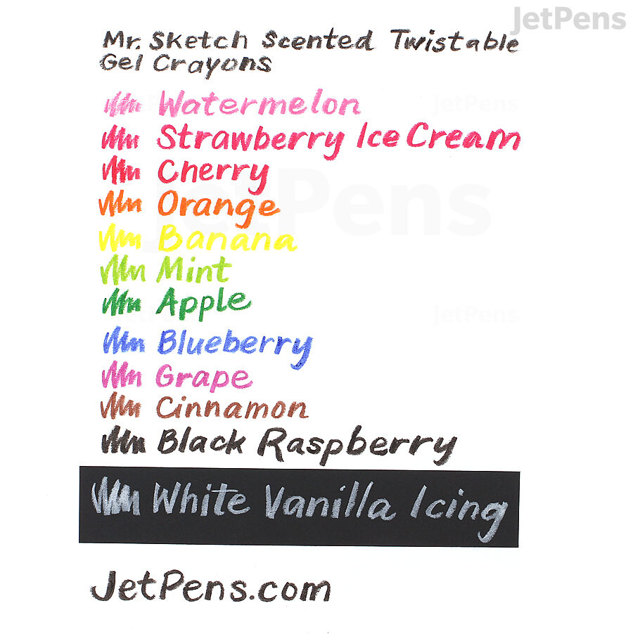 Mr. Sketch Scented Twistable Gel Crayons - 12 Color Set