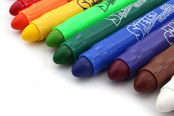Mr. Sketch 1951332 - Crayones de gel perfumados giratorios, colores  surtidos, paquete de 6
