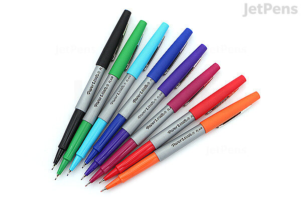 geleidelijk Stimulans Ben depressief Paper Mate Flair Felt Tip Pen - Ultra Fine Point - 8 Color Set | JetPens