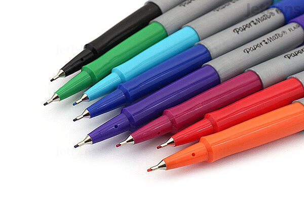 Papermate Flair Porous Point Pens, Ultra Fine Point, Assorted Ink, Pac –  Value Products Global