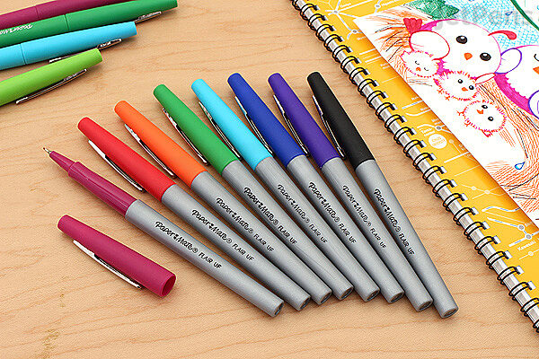 Paper Mate Flair Felt Tip Pen - Ultra Fine Point - 8 Color Set